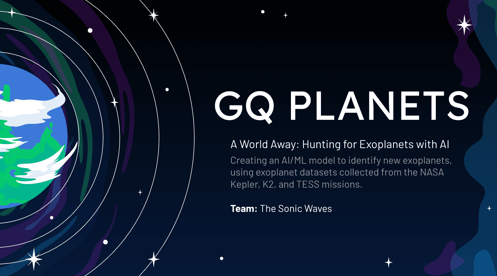 GQ Planets exoplanet classification interface